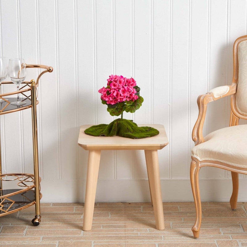 Nearly Natural Geranium Artificial Bush UV Resistant, Set of 4 (Indoor/Outdoor) - Image 4